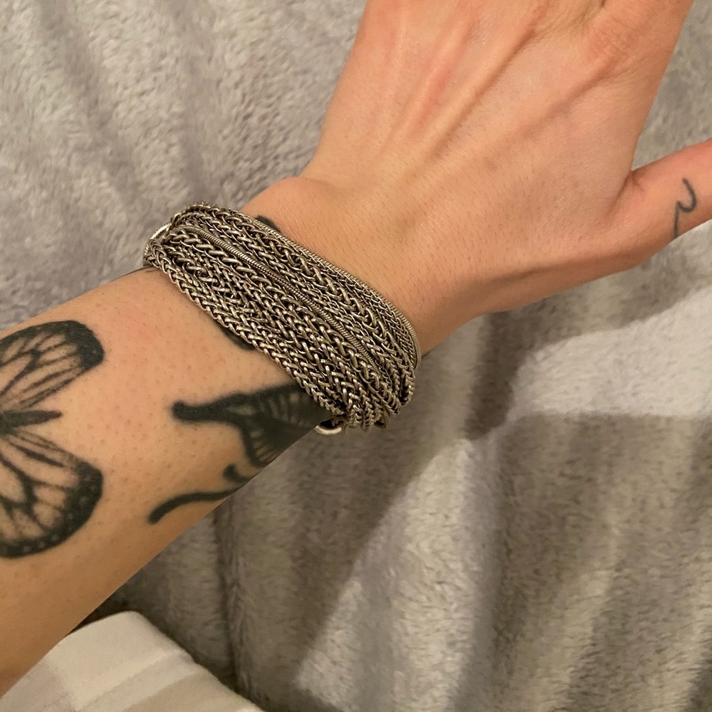 Silver Lucky Brand Bracelet